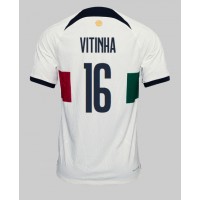 Camisa de time de futebol Portugal Vitinha #16 Replicas 2º Equipamento Mundo 2022 Manga Curta
